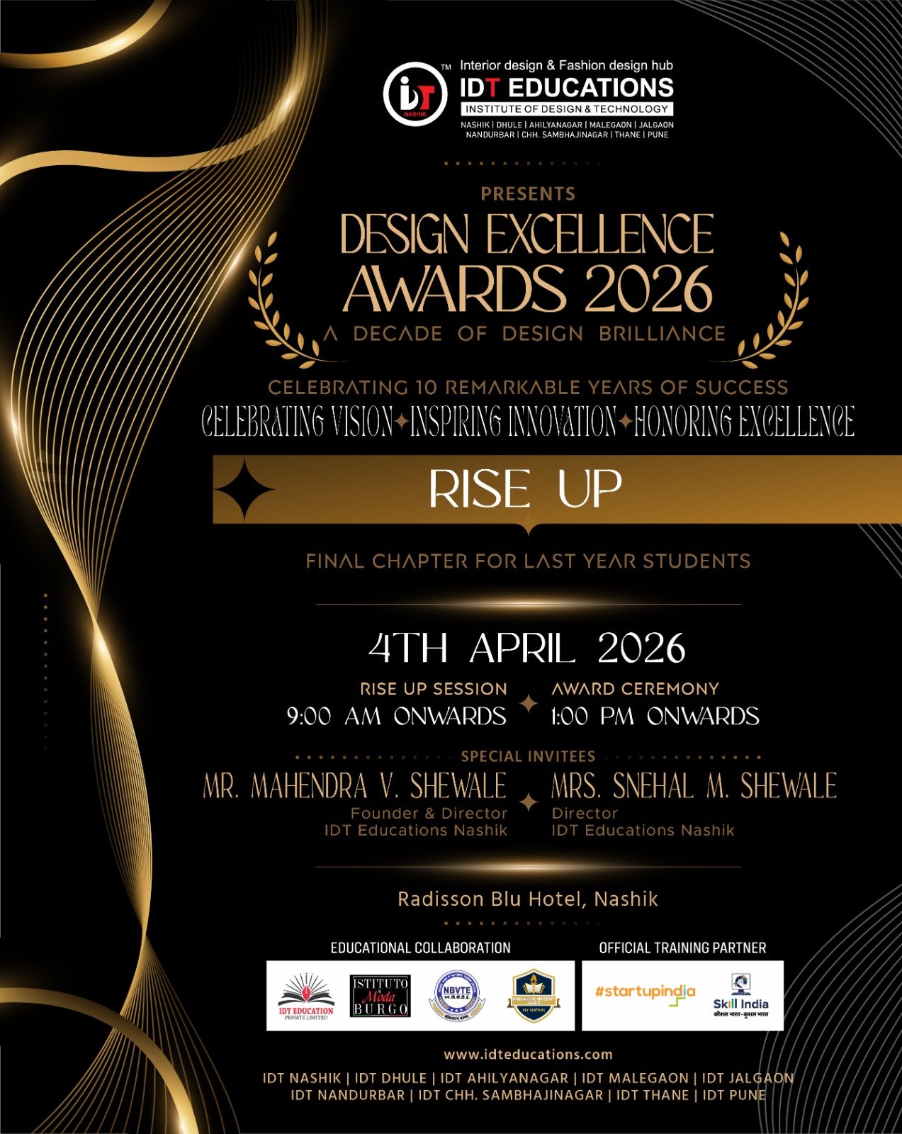 IDT Educations proudly presents the DESIGN EXCELLENCE AWARDS 2026 